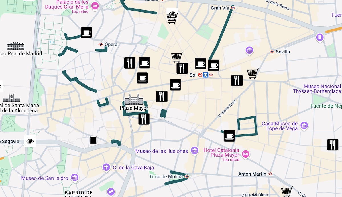 Map of Walking Services